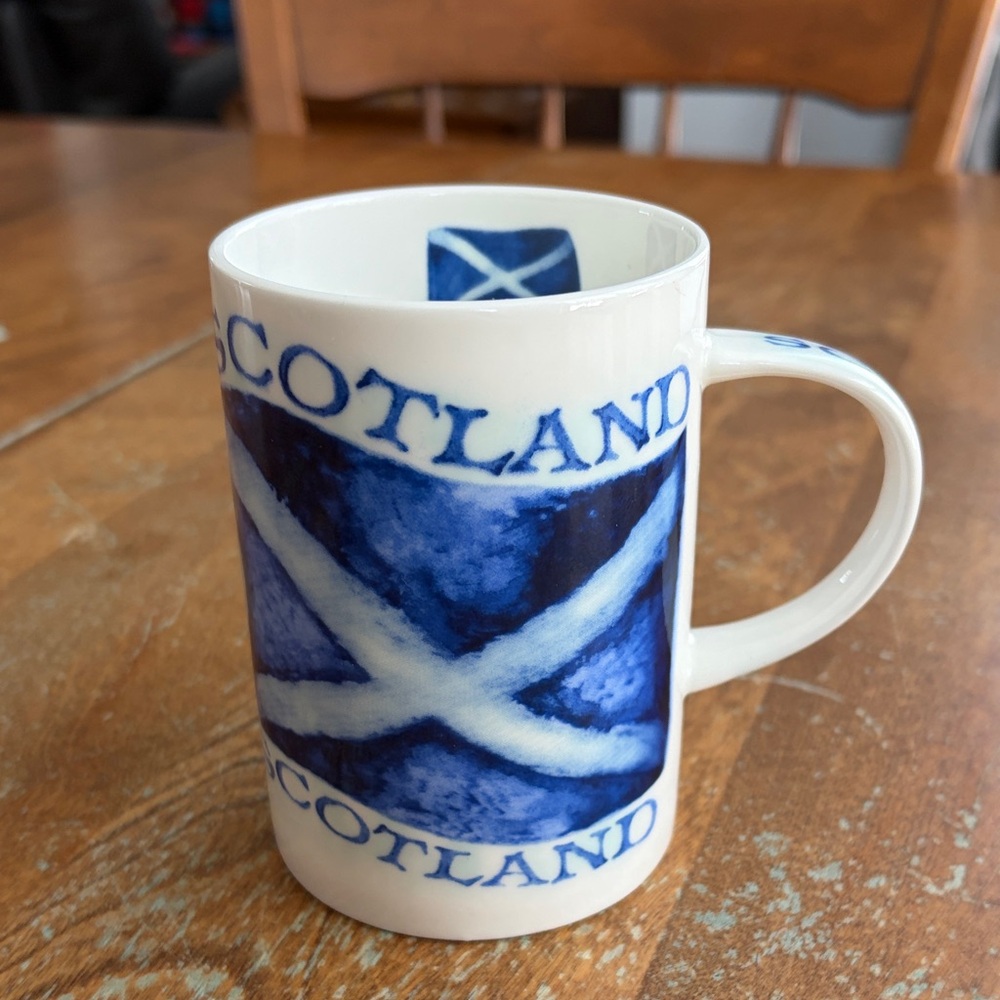Scotland Saltire Flag Mug NWT